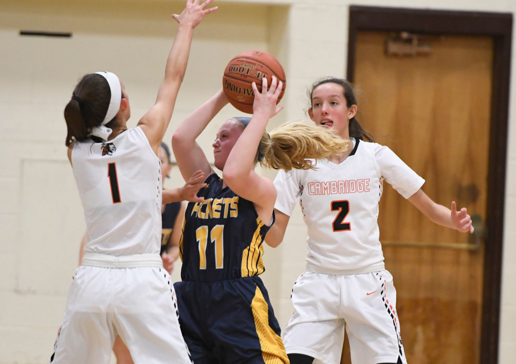 Girls basketball: Cambridge vs. Madrid-Waddington